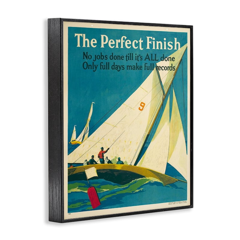 Stupell Perfect Finish Antique Sailors Framed Giclee Art Design By Marcus Jules