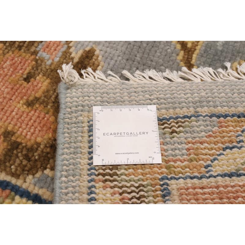 ECARPETGALLERY Hand-knotted Jules Serapi Grey Wool Rug - 9'10 x 13'10