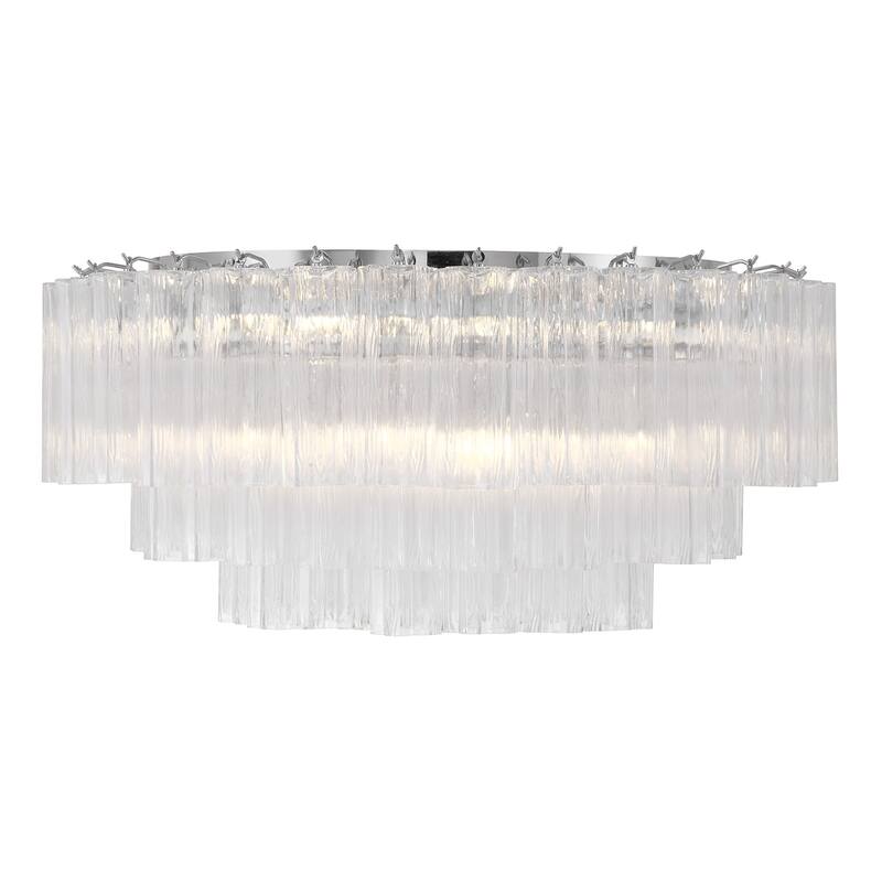 Crystorama Lighting Group ADD-331-CL Addis 16 Light 32" Wide Flush