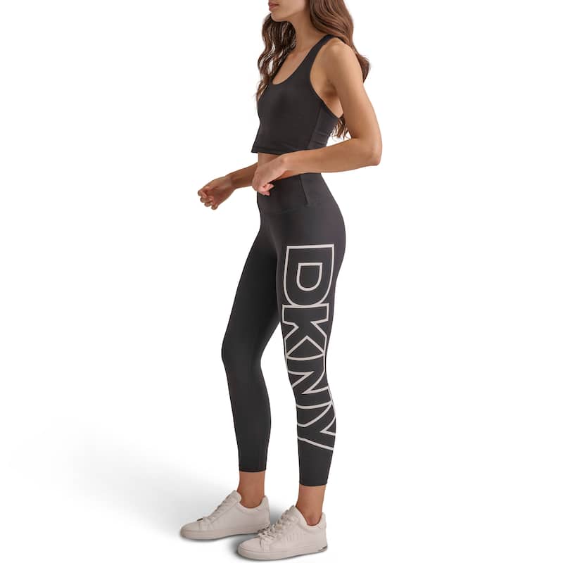 DKNY Sport 7/8 Legging - Black/White - S