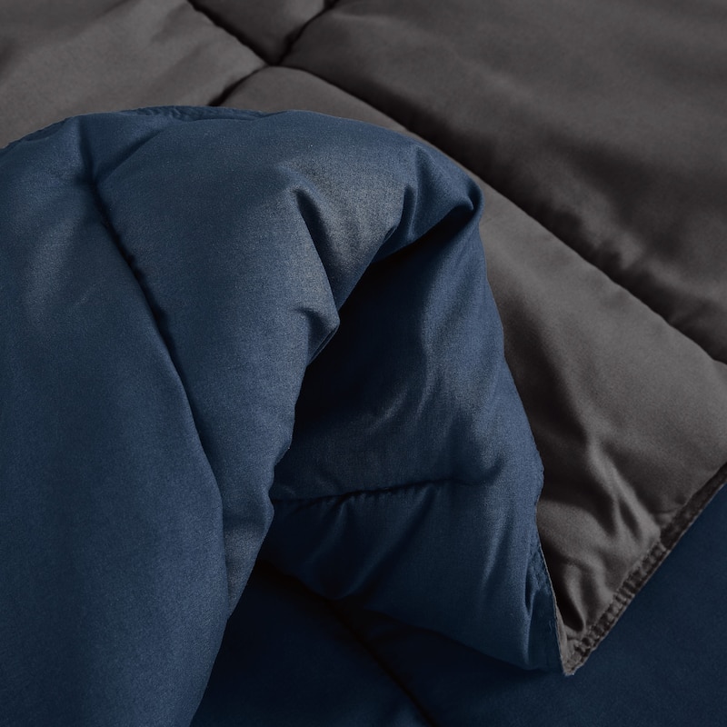 My World Solid Reversible 3-piece Comforter Set