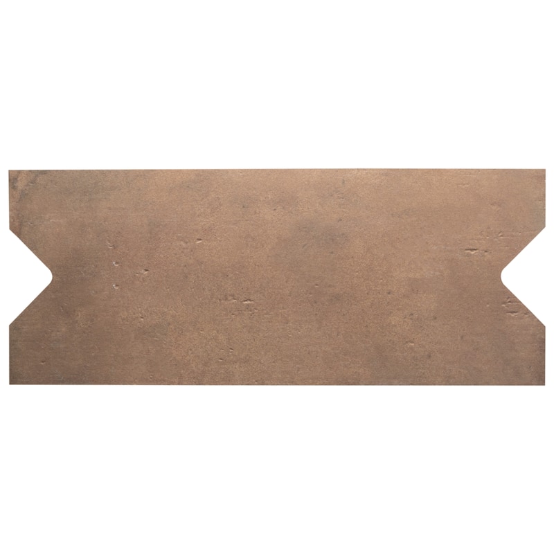 Merola Tile Argile Losanga Ferrara 7" x 17-5/8" Porcelain Floor and Wall Tile - (1 Tile)