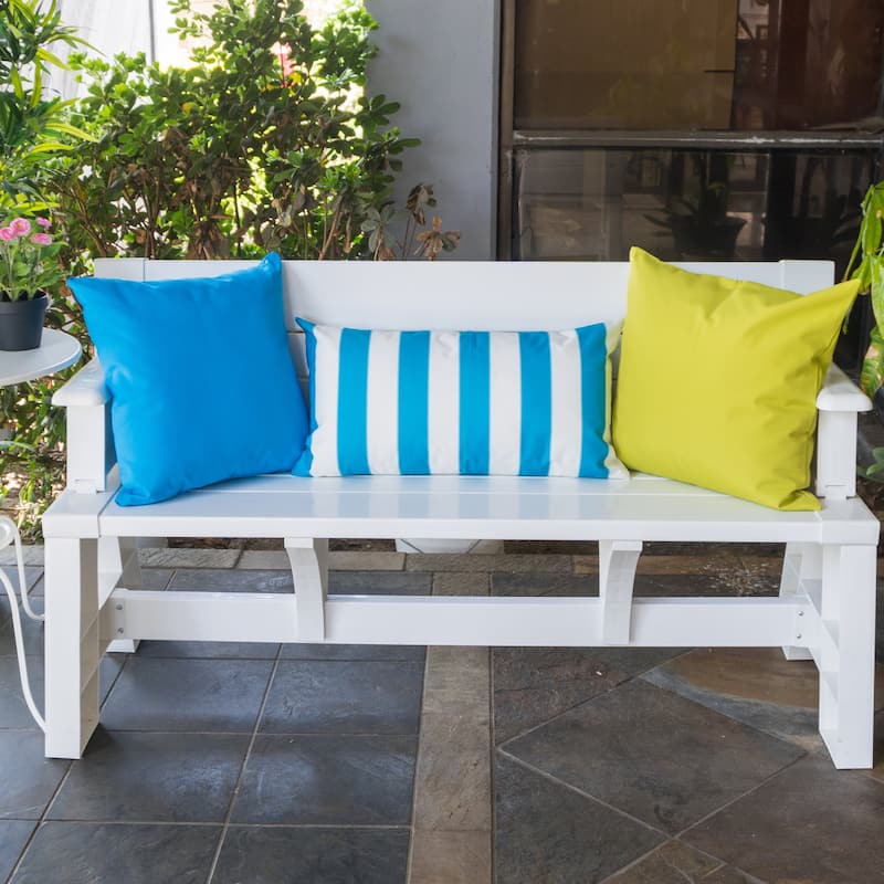 Olivia Striped Outdoor Throw Pillow
