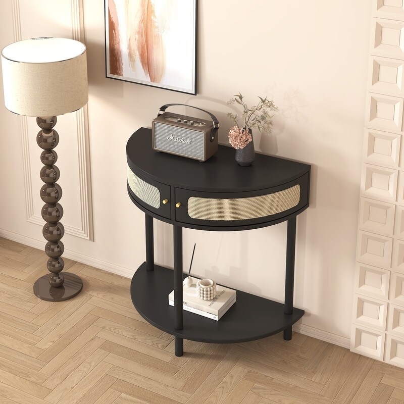 Half moon lamp table 2025