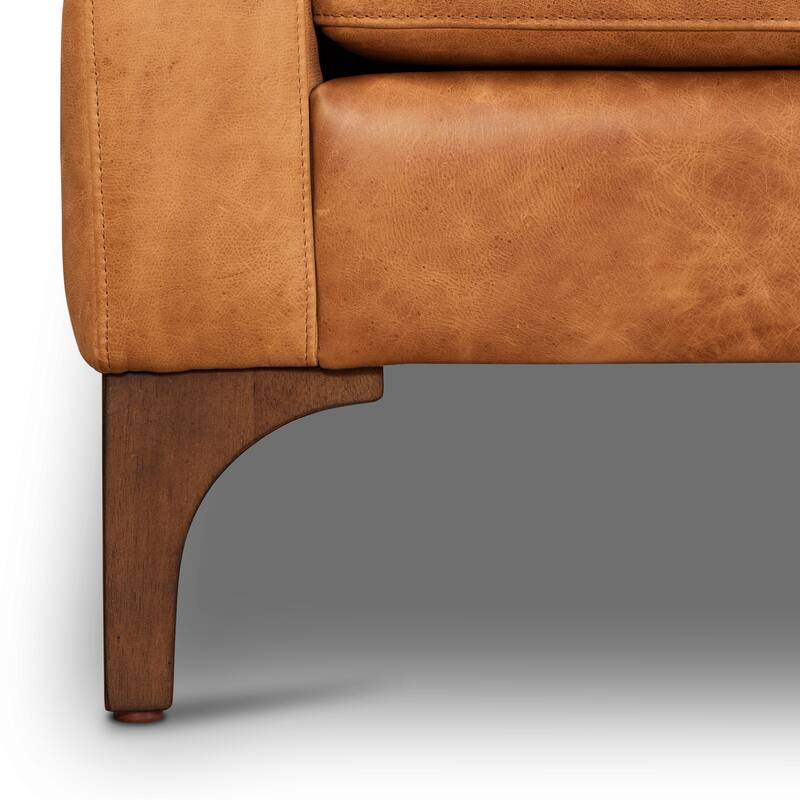 Poly & Bark Sorrento Sectional - Genuine Italian Leather