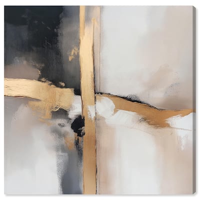 Gilded Rupture I Canvas by Art Remedy, Gallery Wrapped