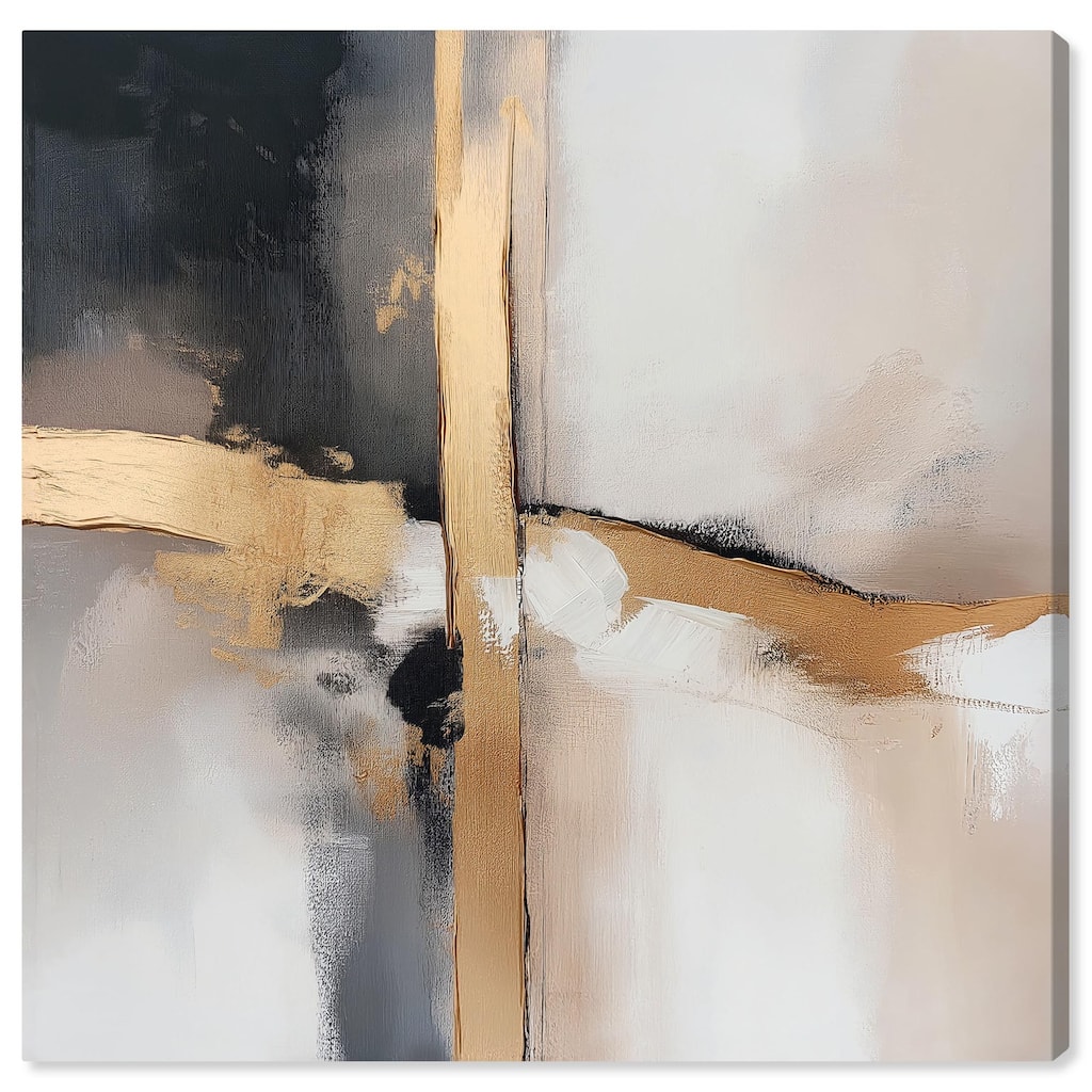 Gilded Rupture I Canvas by Art Remedy, Gallery Wrapped