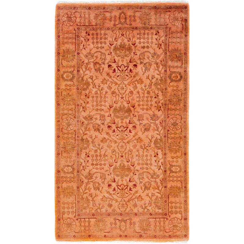 Overdyed One-of-a-Kind Hand-Knotted Area Rug - Beige - 3' 1" x 5' 4"