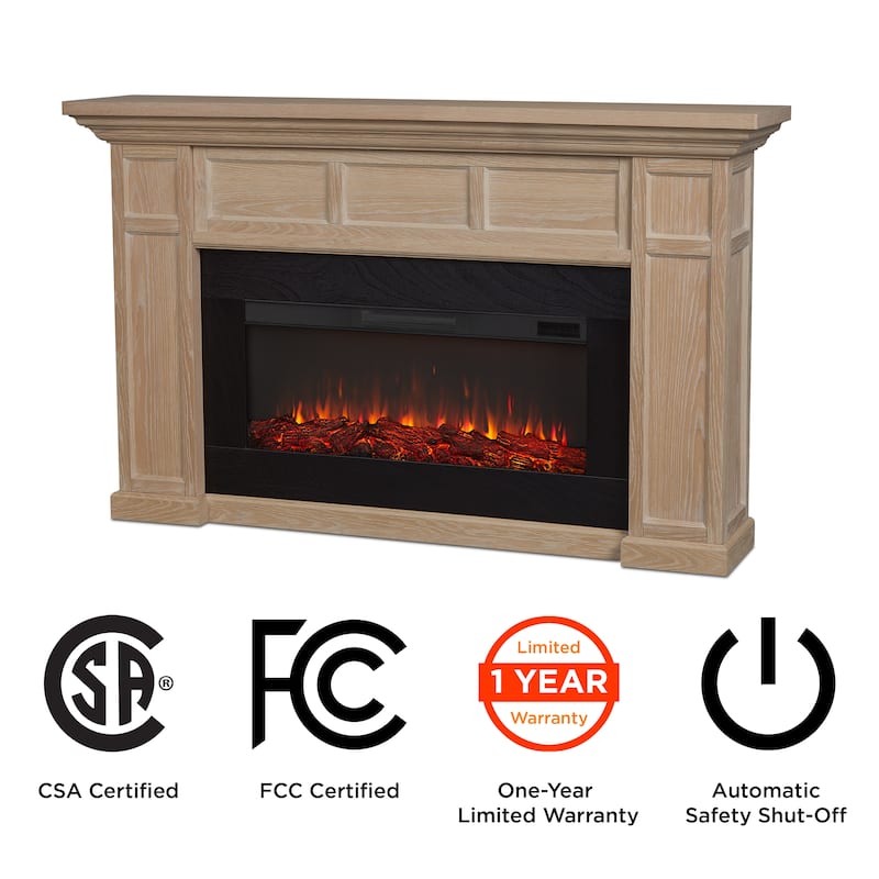 Alcott 75" Landscape Electric Fireplace by Real Flame