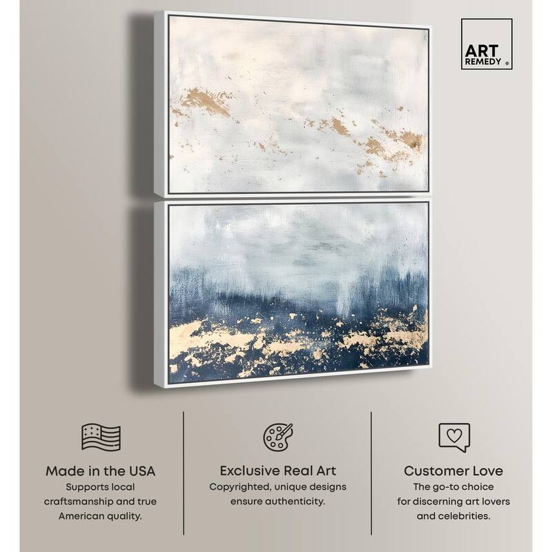 Inner Cosmos II Canvas Set of 2 by Art Remedy