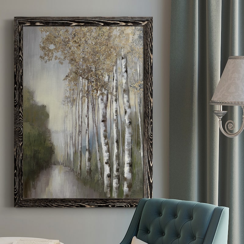 Woodland Walk Neutral-Premium Framed Canvas - Ready to Hang