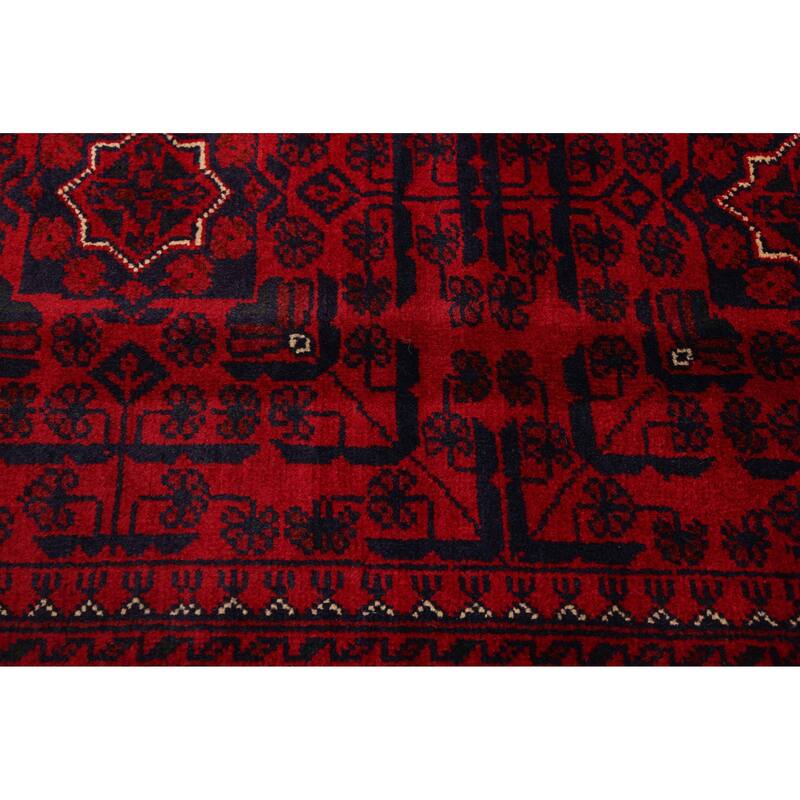 ECARPETGALLERY Hand-knotted Finest Khal Mohammadi Red Wool Rug - 6'7 x 10'2