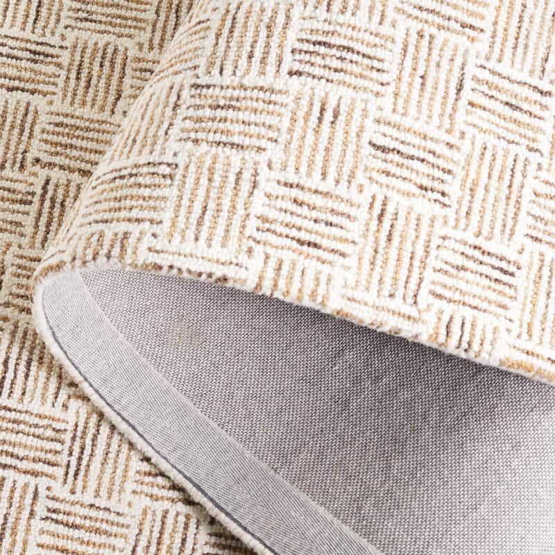 SAFAVIEH Handmade Micro-Loop Courteney Transitional Wool Rug