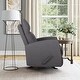 preview thumbnail 11 of 11, Fabric Rocker Recliner Chair Steel Glider Recliner Living Room Sofa