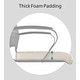 preview thumbnail 36 of 38, Office Chair With Arms Stools For Counter Height Bar Office Wheels PU Leather Rest Tilt Swivel Work Office Standing Desk