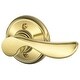 preview thumbnail 1 of 5, Schlage Champagne Right Handed Non-Turning One-Sided Dummy Door Lever