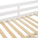 preview thumbnail 16 of 48, White Full Bunk Bed with 4 Drawers & 3 Shelves - Perfect for Families