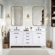 preview thumbnail 24 of 33, Avanity Madison 72 in. Double Sink Bathroom Vanity with Engineered Stone Top - 73" x 22"D x 35"H