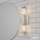 preview thumbnail 15 of 91, Hunter Holly Grove Bathroom Vanity Wall Light, Art or Shelf Light - Contemporary - Damp Rated!