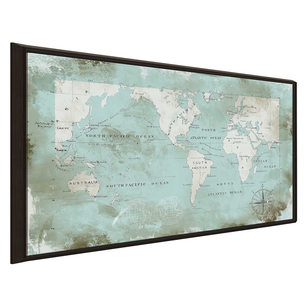 "Ocean Blue" by Carol Robinson Print on Floating Canvas