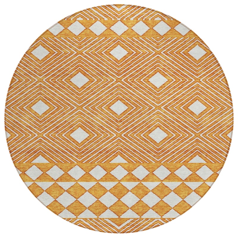 Machine Washable Indoor/ Outdoor Chantille Moroccan Boho Rug