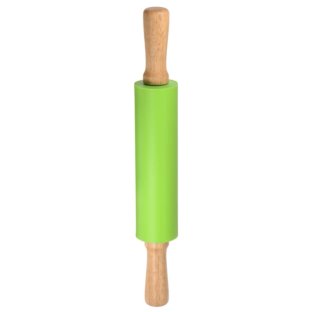 Silicone Rolling Pins for Baking 38cm x 5.2cm Green
