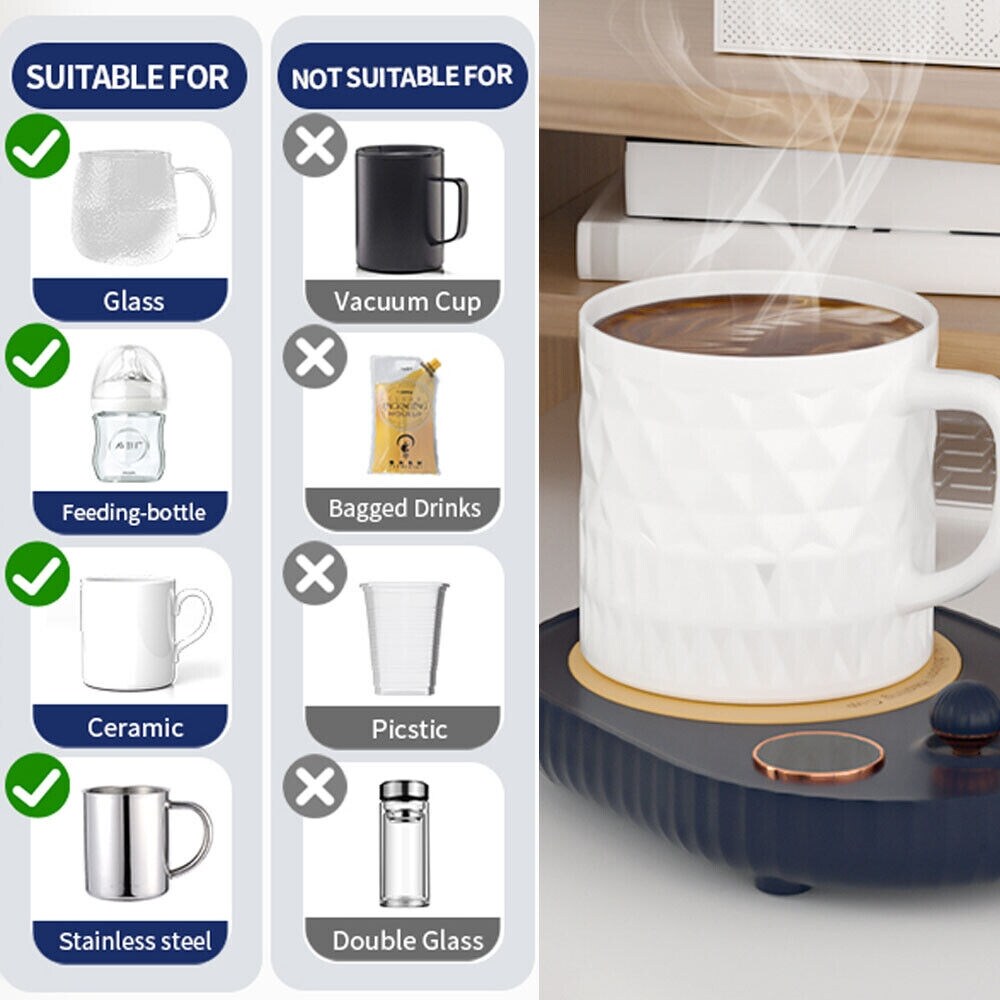 Electric Mug Warmer Auto Shut Off Hand Warmer