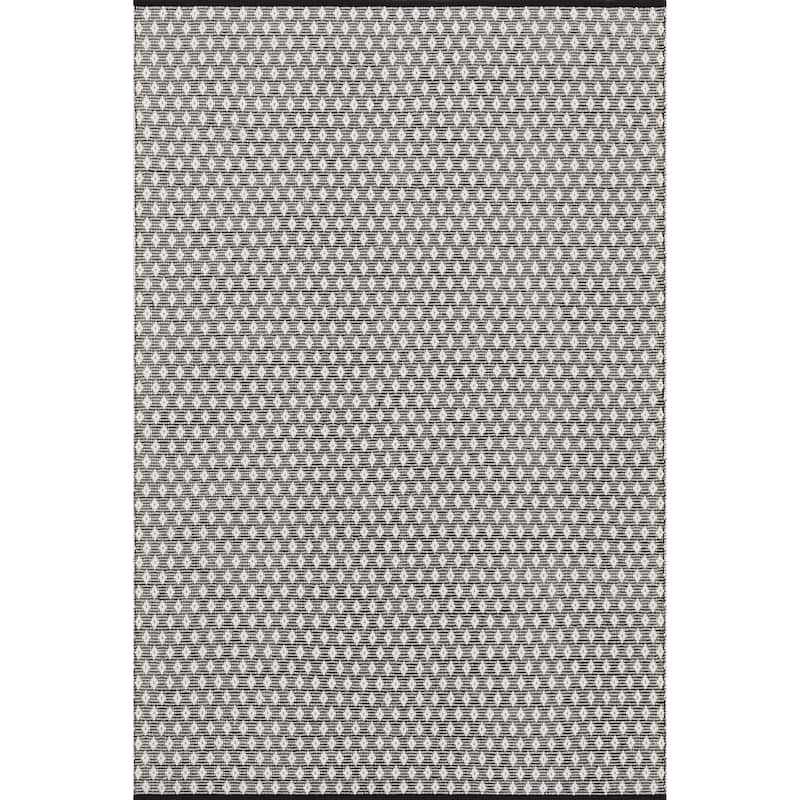 Home Conservatory Dainty Diamond Handwoven Cotton Area Rug