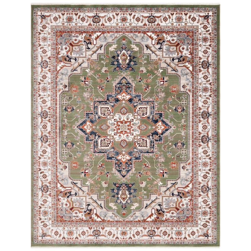 Lauren Ralph Lauren Crocifissa Transitional Rug - 5' x 7' - Green/Beige Red