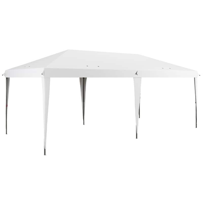 Large Pop Up Canopy Tent with UV Protection Oxford Fabric and Adjustable Steel Frame for Outdoor Parties and Events
