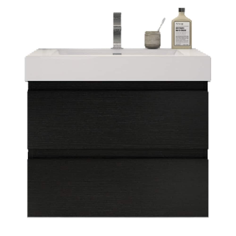 Baillie 30'' Wall-Mounted Vanity with Reinforced Acrylic Sink
