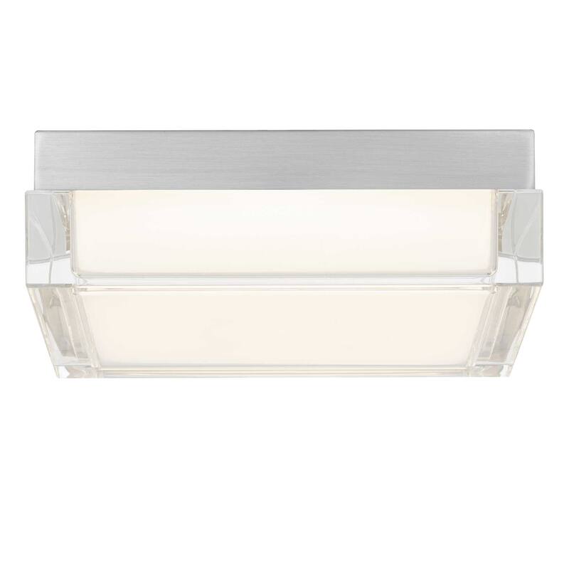 8-inch Chromee Interated LED Flush Mount