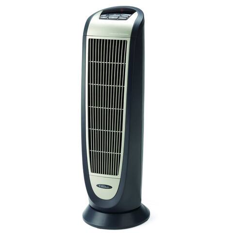 Lasko 5160 Portable Electric 1500W Room Oscillating Ceramic Tower Space Heater - 7.3 x 7.3 x 22.8 inches