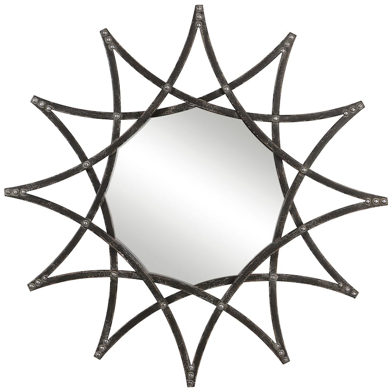 Uttermost Solaris Iron Star Mirror - 40 x 40 x 2.25