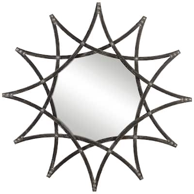 Uttermost Solaris Iron Star Mirror - 40 x 40 x 2.25