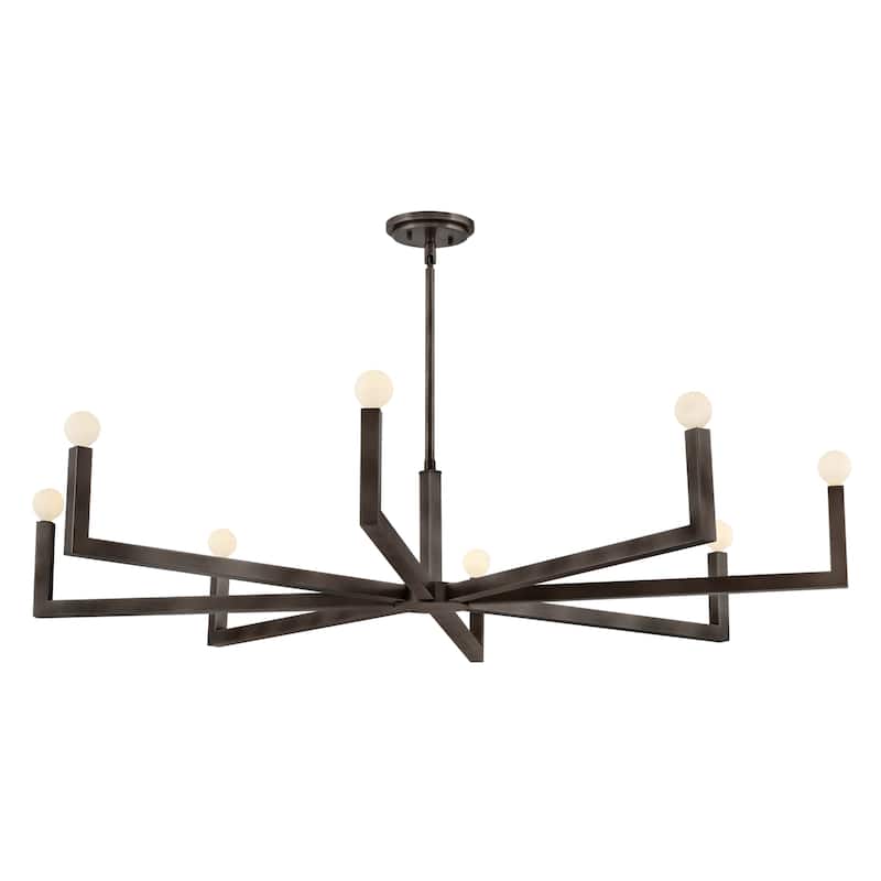 Hinkley Lighting 45049 Ezra 50" Wide 8 Light Chandelier