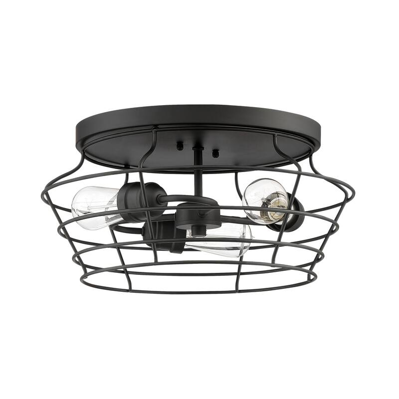 Craftmade Thatcher 3 Light 17" Wide Flush Mount Ceiling Fixture