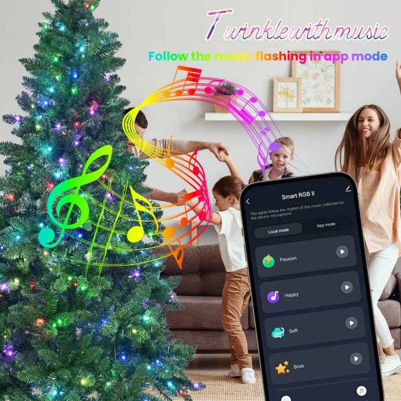WiFi Controlled Automated Christmas Tree with Lights