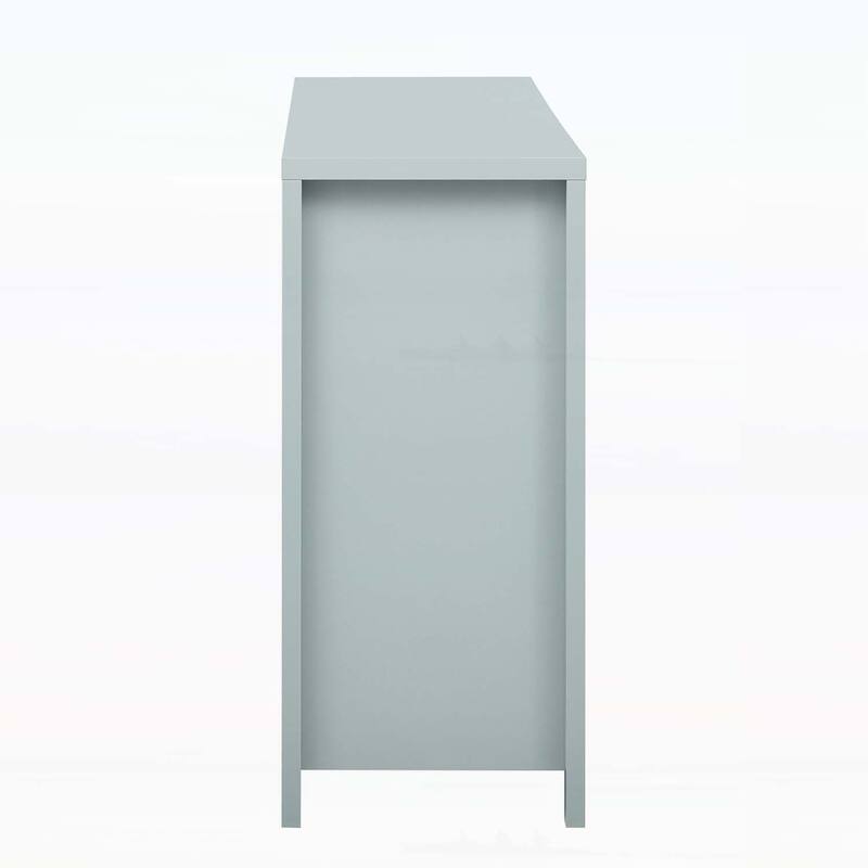 Modern Wave-Pattern Sideboard Cabinet with Drawers,Doors,for Various Living Spaces