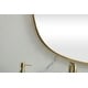 preview thumbnail 7 of 9, Elegant Lighting MR2B3060 Brynn 30" W x 60" H Oval Framed Bathroom