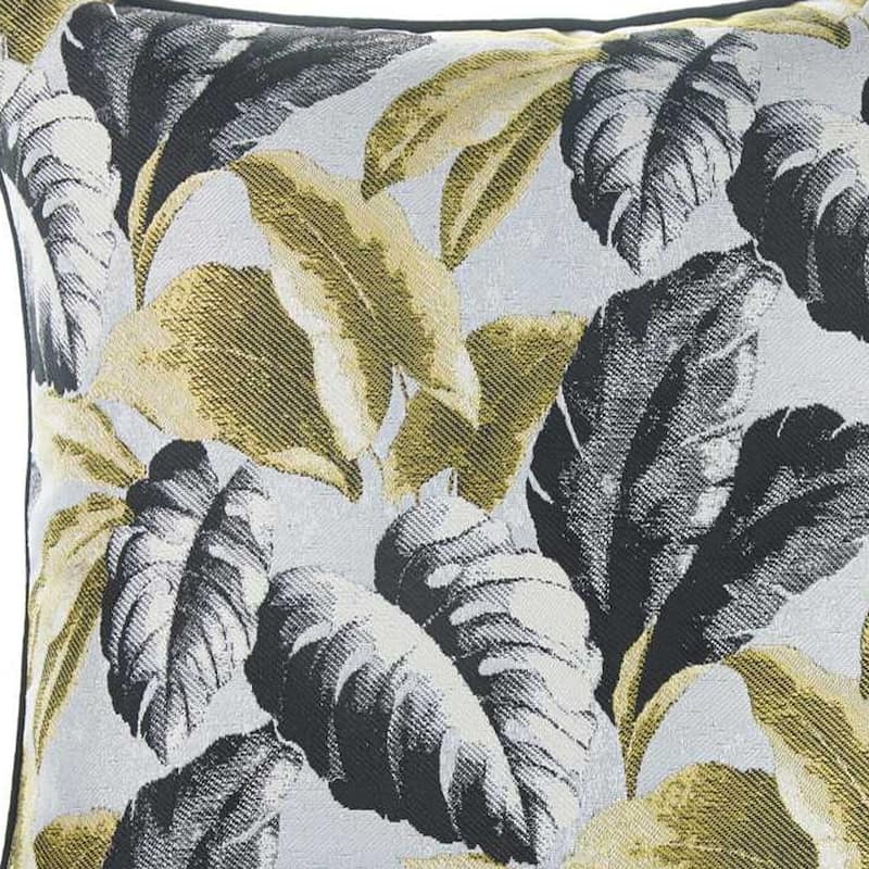 HomeRoots 17" Black and White Throw Pillow Cover