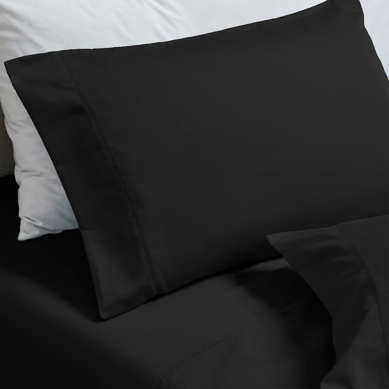 Superior Pandora Cotton Blend Embroidered 600 Thread Count Pillowcases, Set of 2