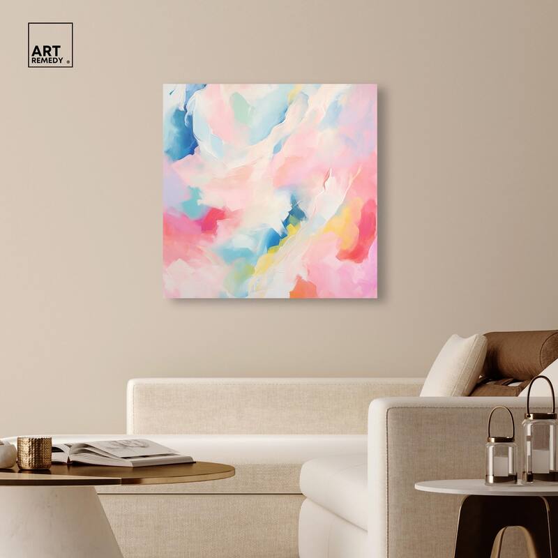 Cotton Candy Clouds II Canvas by Art Remedy, Gallery Wrapped