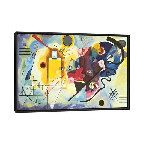 iCanvas "Gelb - Rot - Blau (Yellow-Red-Blue), 1925" by Wassily Kandinsky Framed Canvas Print