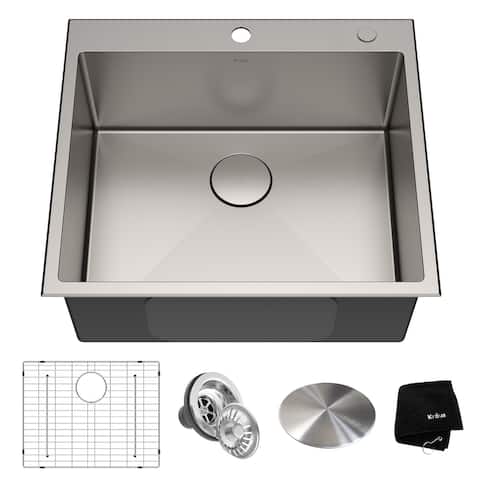 KRAUS Standart PRO Stainless Steel Topmount Drop-In Kitchen Sink