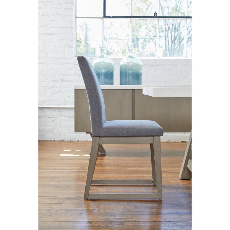 Rye Studio Maribel Modern Upholstered Dining Chairs (Set of 2) - Grey