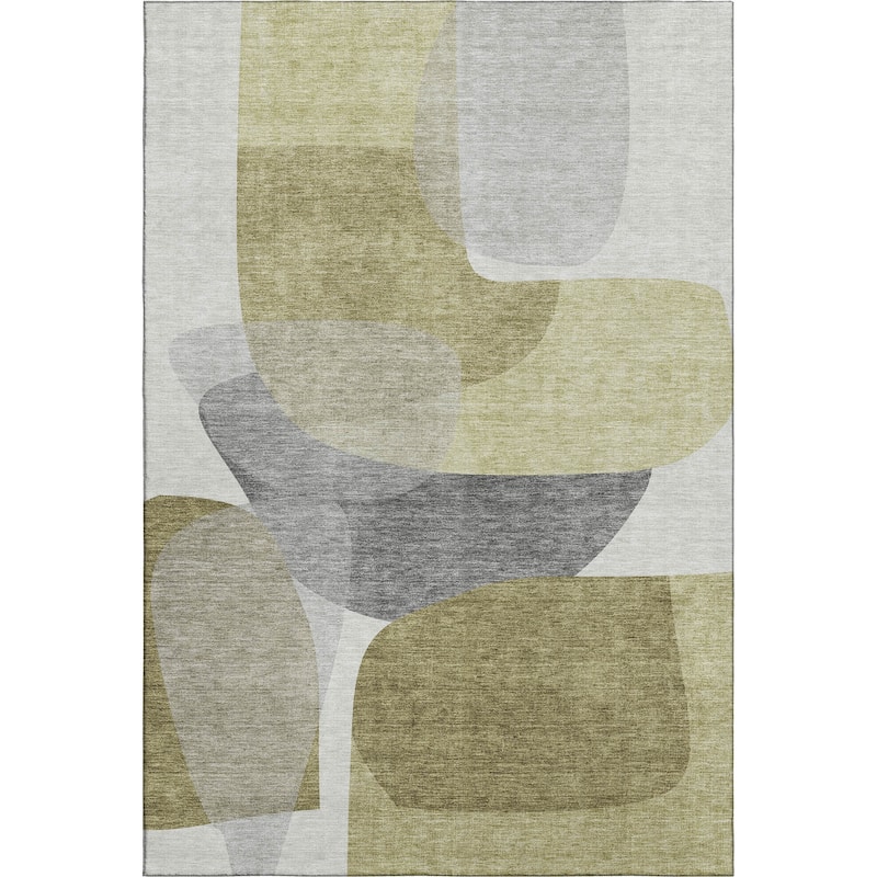 Premium Washable Super Soft Contemproary Retro Mayfield Rug
