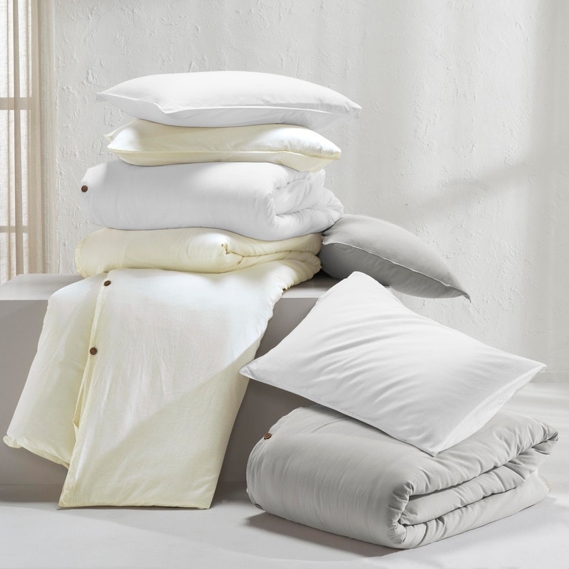 The Beyond Bed™ 100% Cotton Relaxed Wash Duvet Cover Set