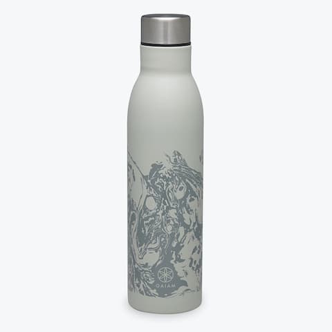GAIAM Easy-Grip Stainless Steel Water Bottle (25OZ) - 25oz