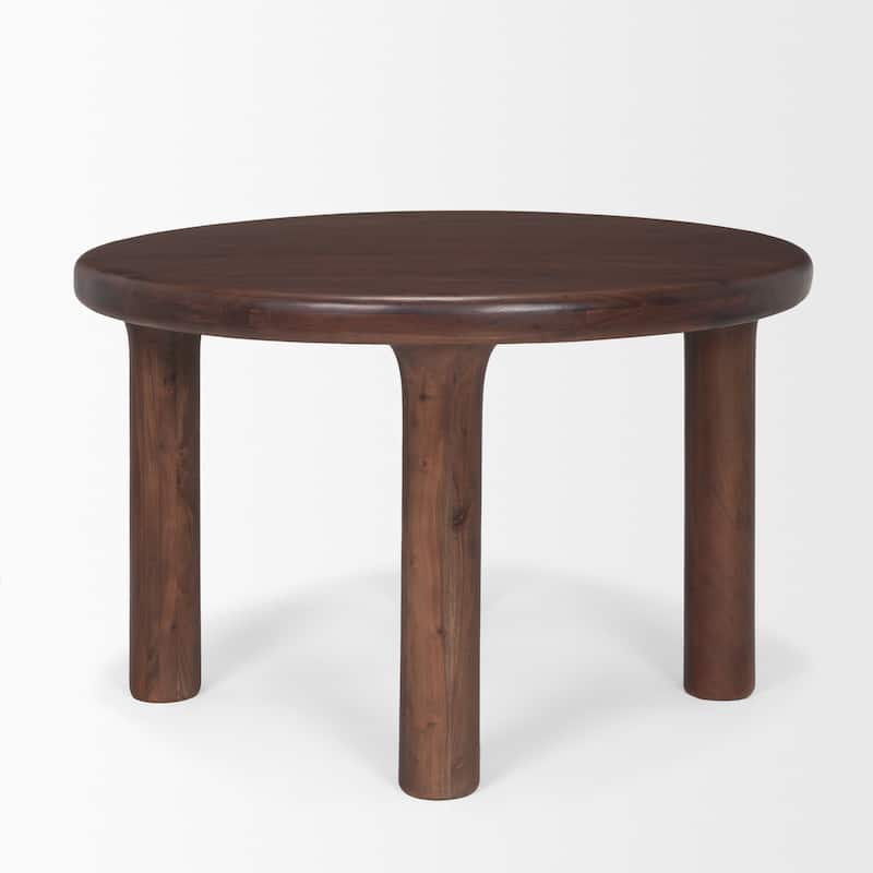 Soma 48" Acacia Wood Round Dining Table
